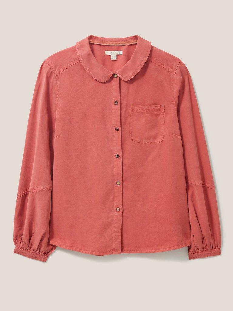 Lucie Shirt in DUS PINK - FLAT FRONT