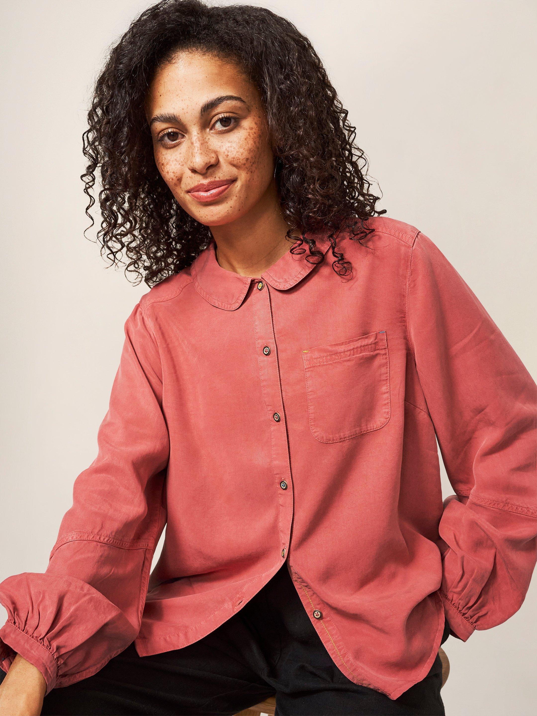 Lucie Shirt in DUSTY PINK | White Stuff