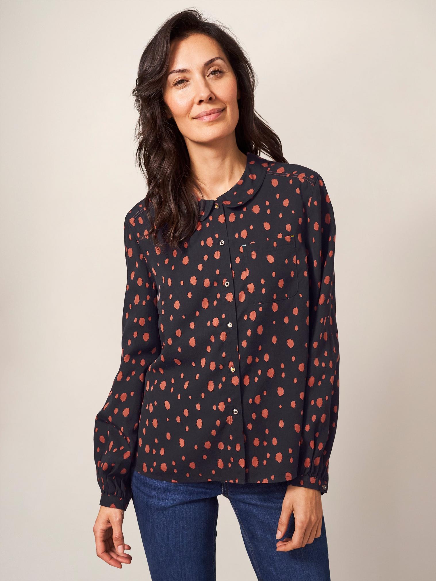 Lucie Shirt in GREY MLT - LIFESTYLE