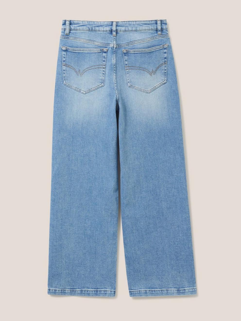 Heidi Wide Leg Jean in LGT DENIM - FLAT BACK