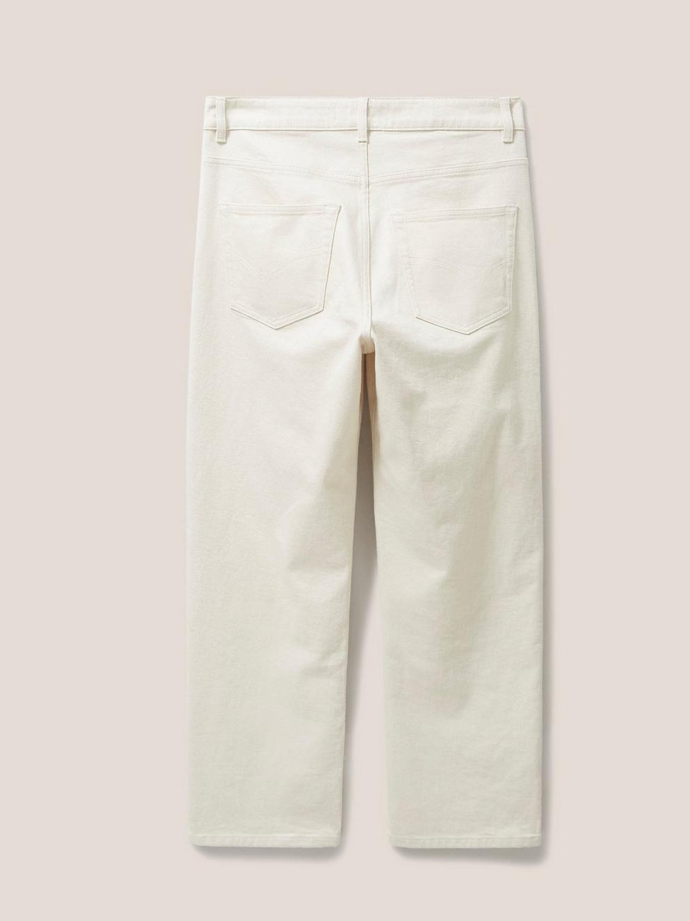Miley Relaxed Straight Jean in LGT NAT - FLAT BACK