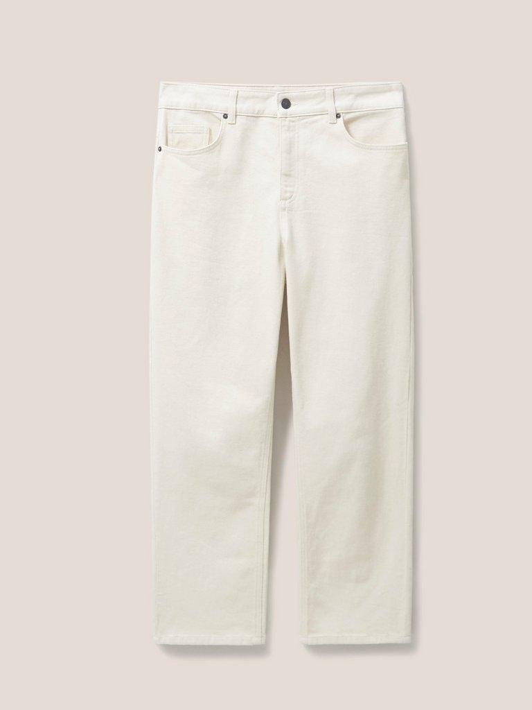 Miley Relaxed Straight Jean in LGT NAT - FLAT FRONT
