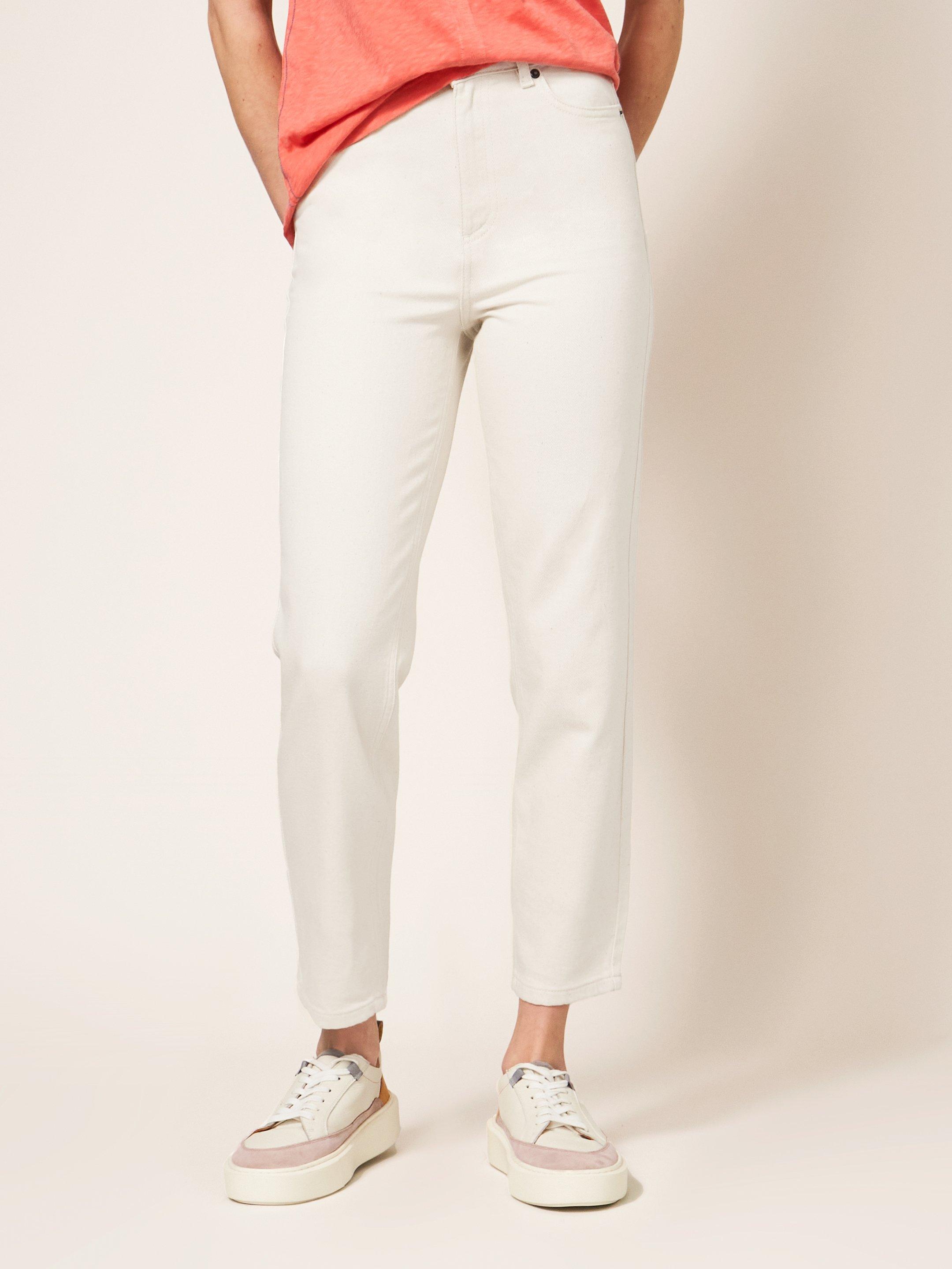 White Stuff Blake Straight Crop Jean - Natural White