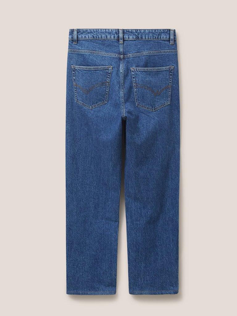 Miley Relaxed Straight Jean in MID DENIM - FLAT BACK