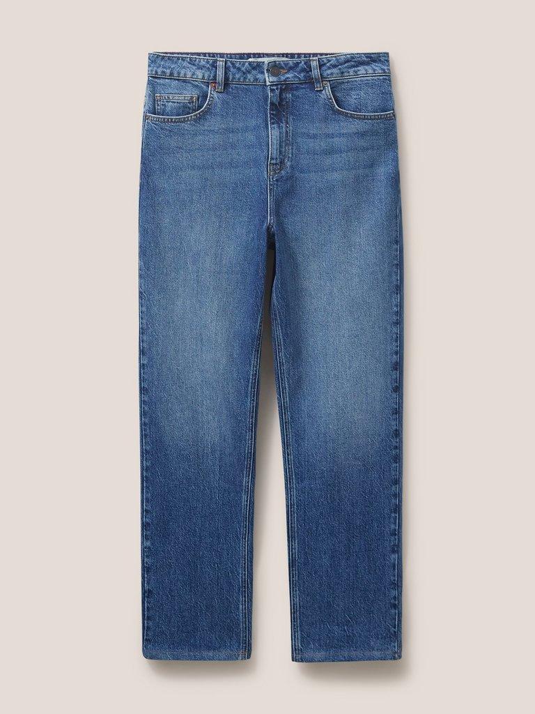 Miley Relaxed Straight Jean in MID DENIM | White Stuff