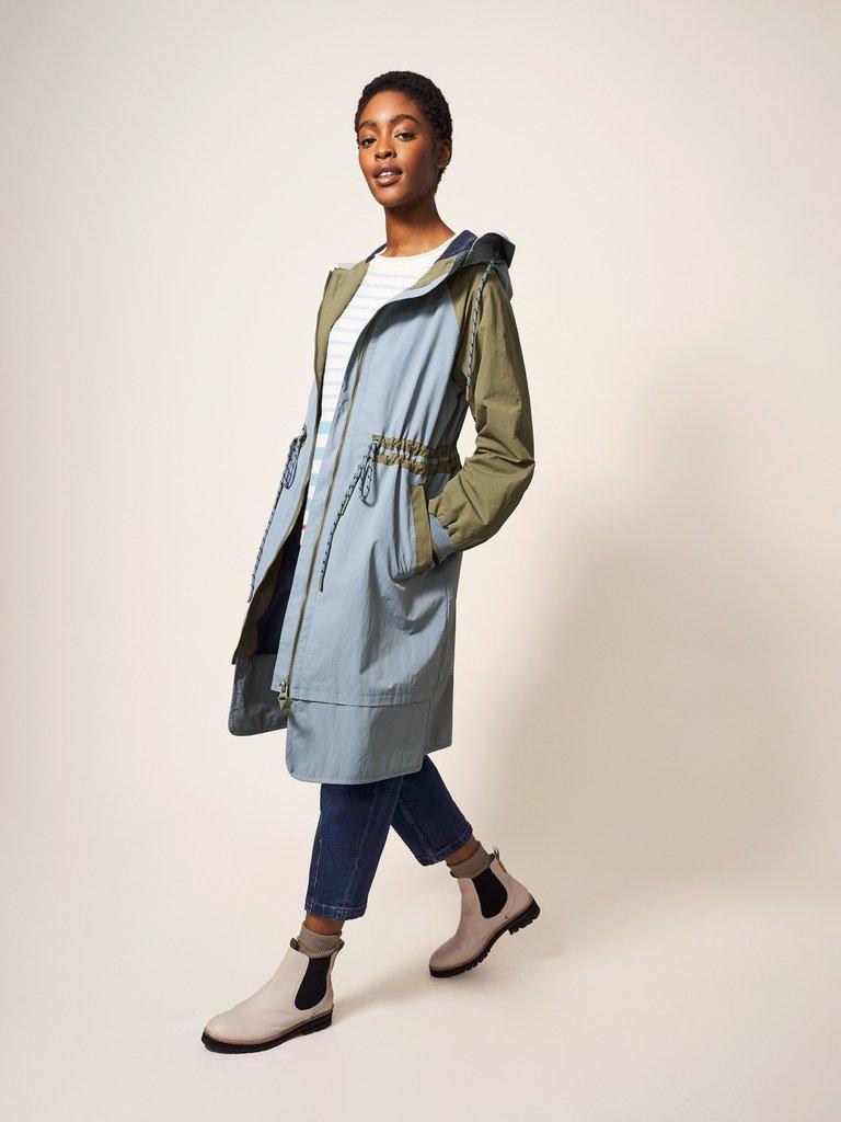 Quinn Parka in BLUE MLT - LIFESTYLE