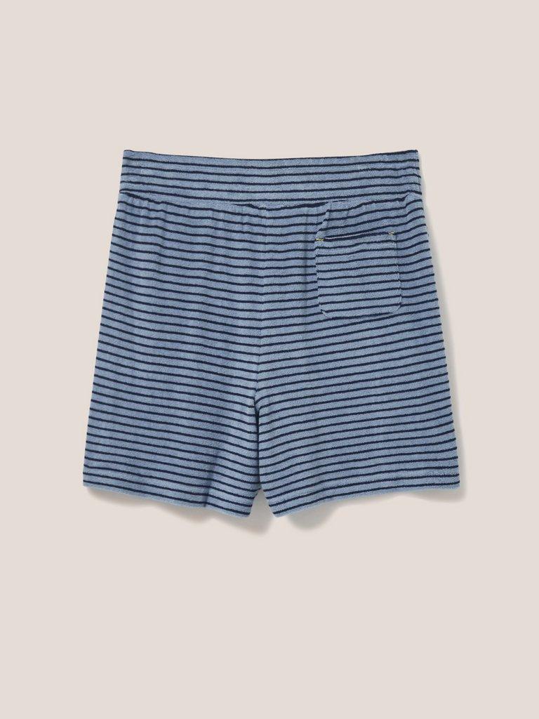 Sabrina Towelling Short in BLUE PR - FLAT BACK