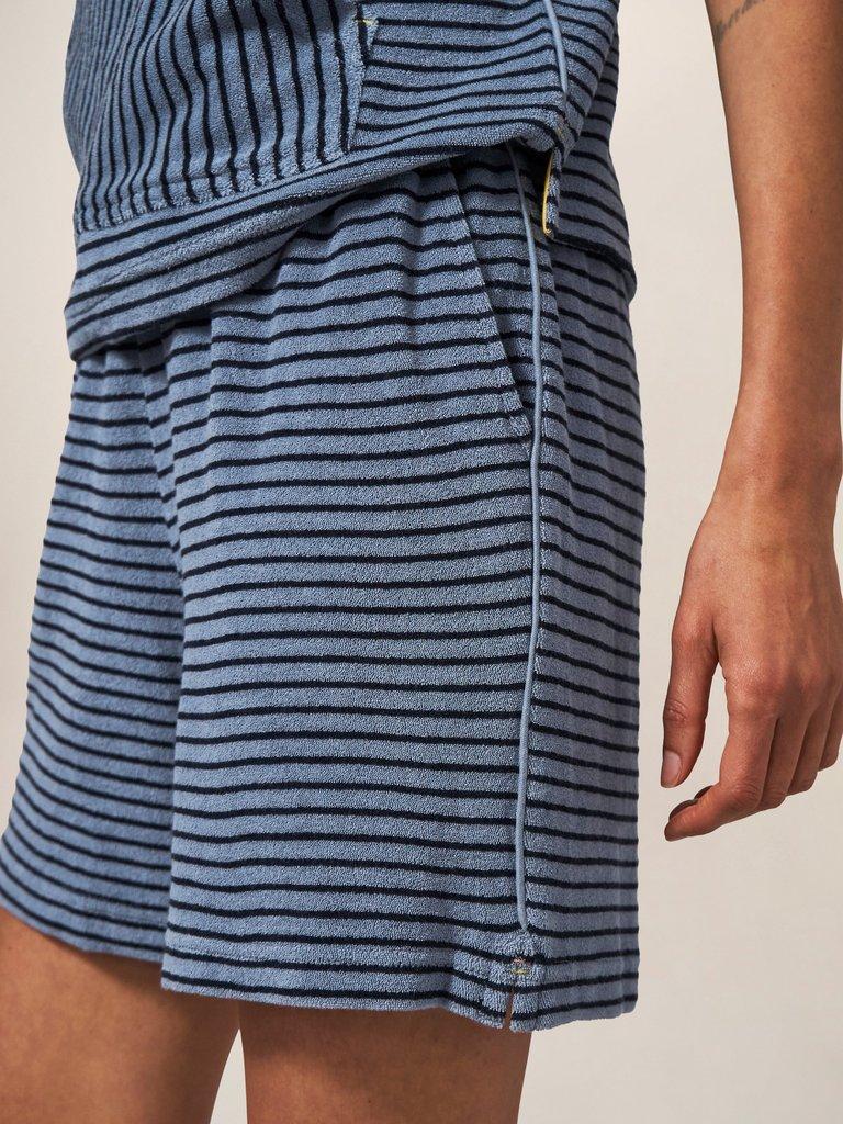 Sabrina Towelling Short in BLUE PR - MODEL DETAIL