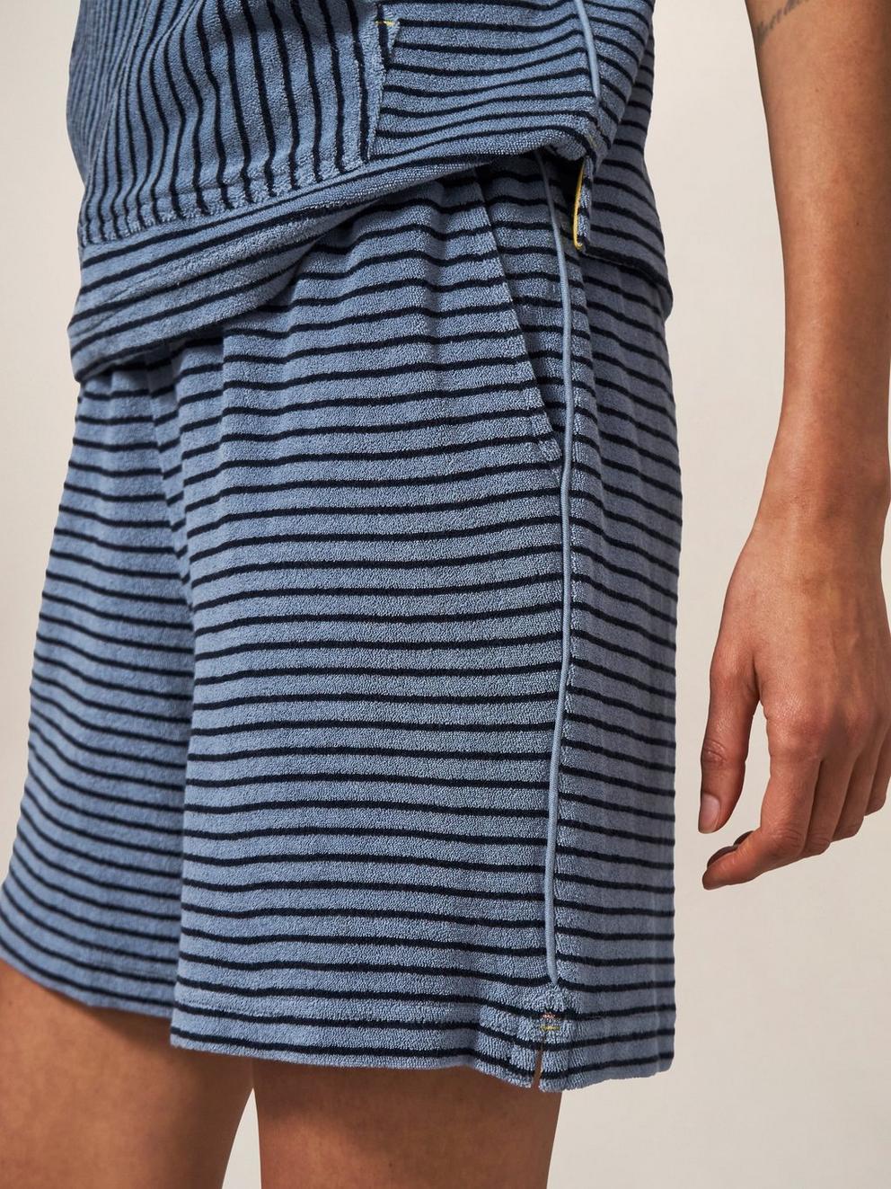 Sabrina Towelling Short in BLUE PR - MODEL DETAIL
