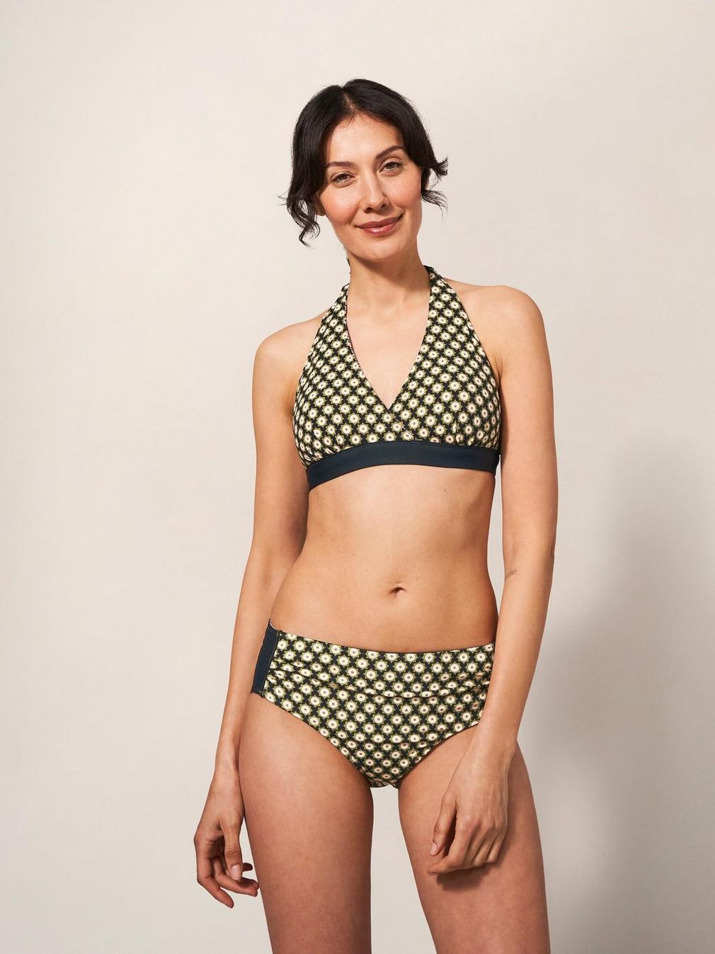 Sunshine Reversible Bottom in BLK MLT - MODEL DETAIL