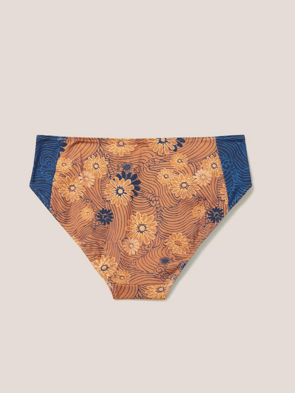 Sunshine Reversible Bottom in NAVY PR - FLAT BACK