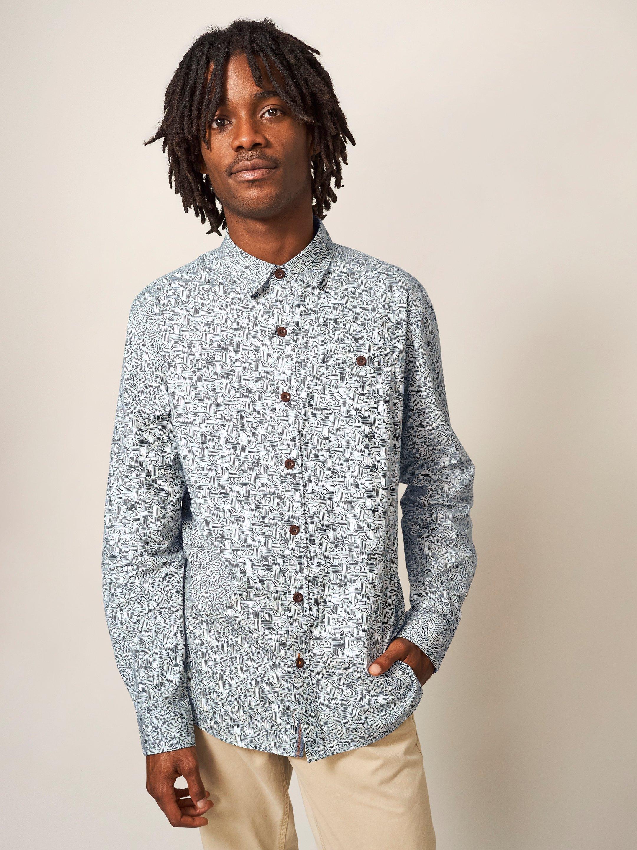 Welch Line Printed Shirt