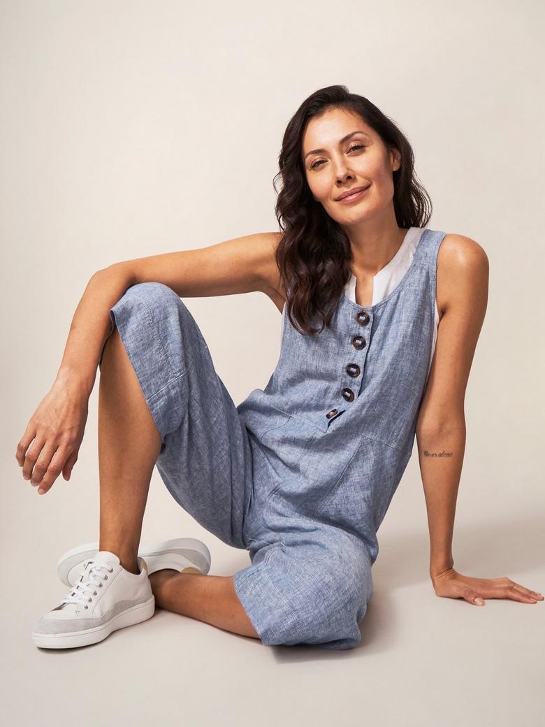 White stuff cheap linen jumpsuit