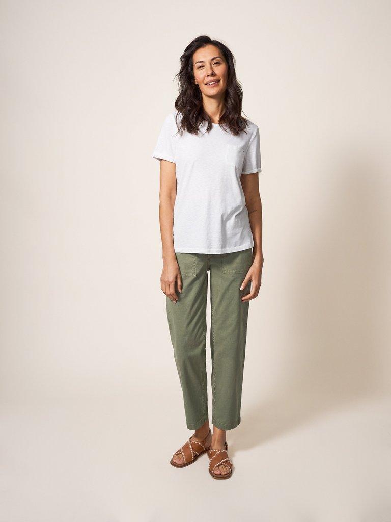 Tessa Chino in MID GREEN | White Stuff