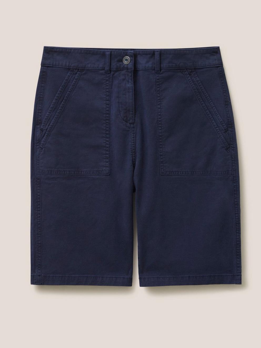 Twister Chino Short in DARK NAVY - FLAT FRONT