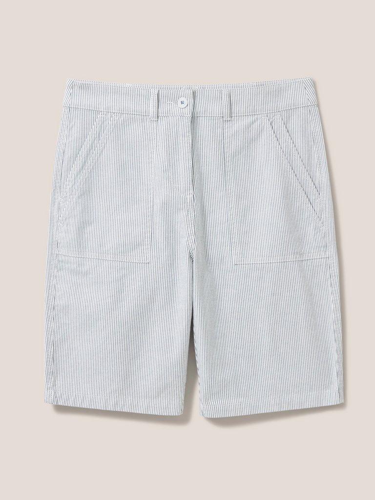 Twister Chino Short in IVORY MLT - FLAT FRONT