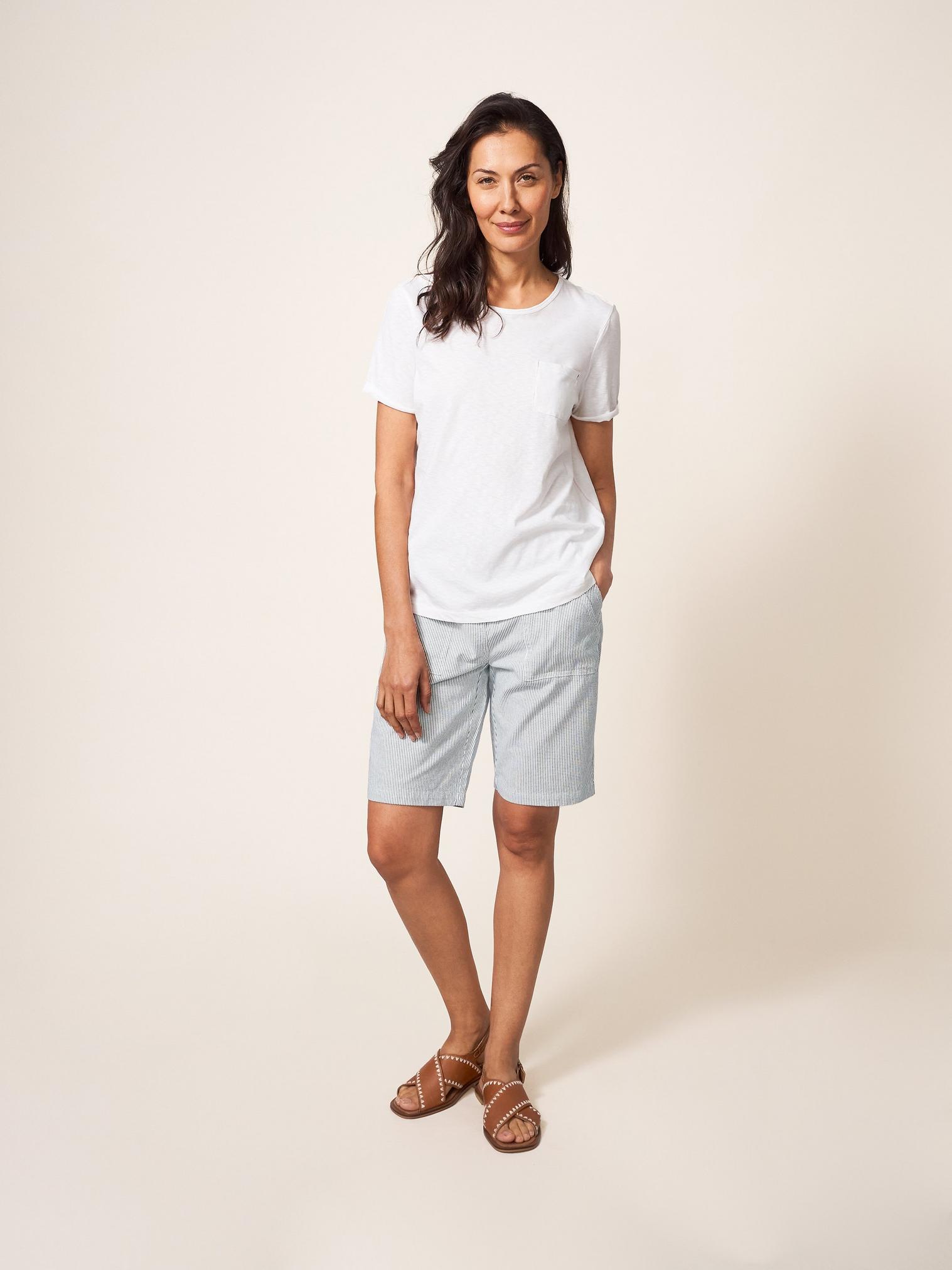 Twister Chino Short in IVORY MLT - LIFESTYLE