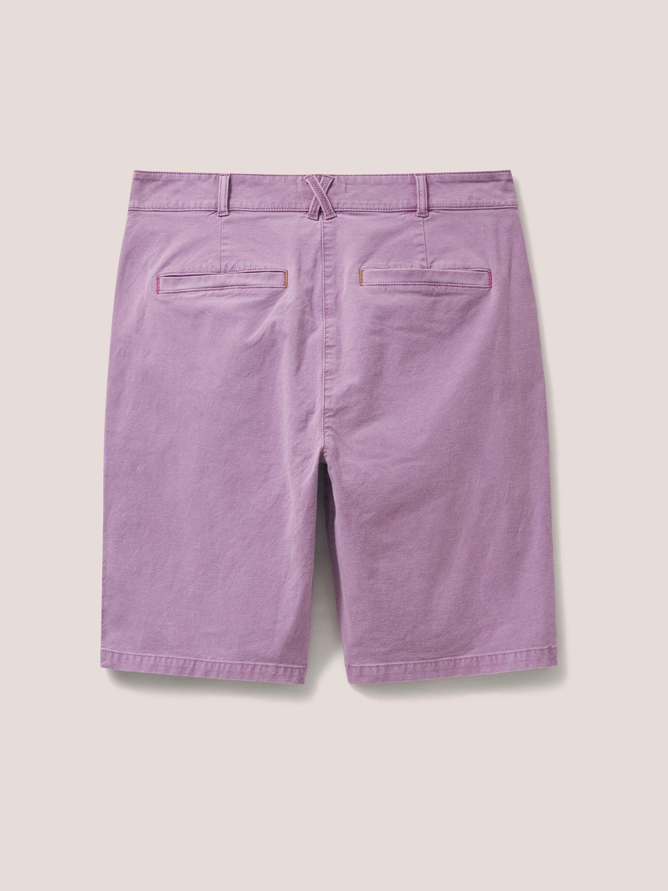 Twister Chino Short in LGT PLUM - FLAT BACK