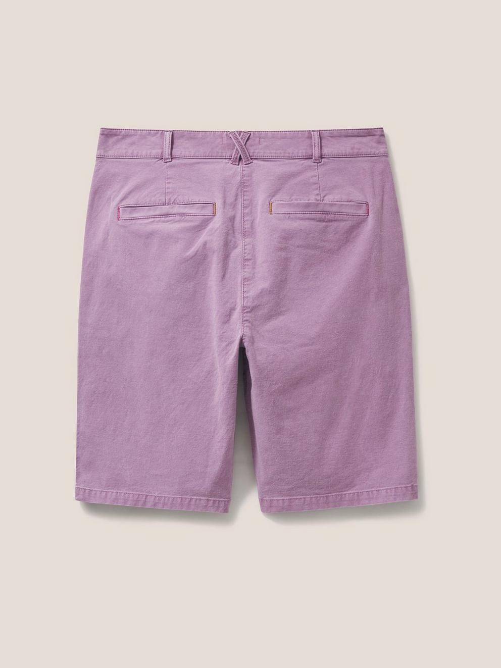 Twister Chino Short in LGT PLUM - FLAT BACK