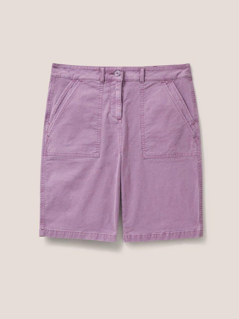 Twister Chino Short in LGT PLUM - FLAT FRONT