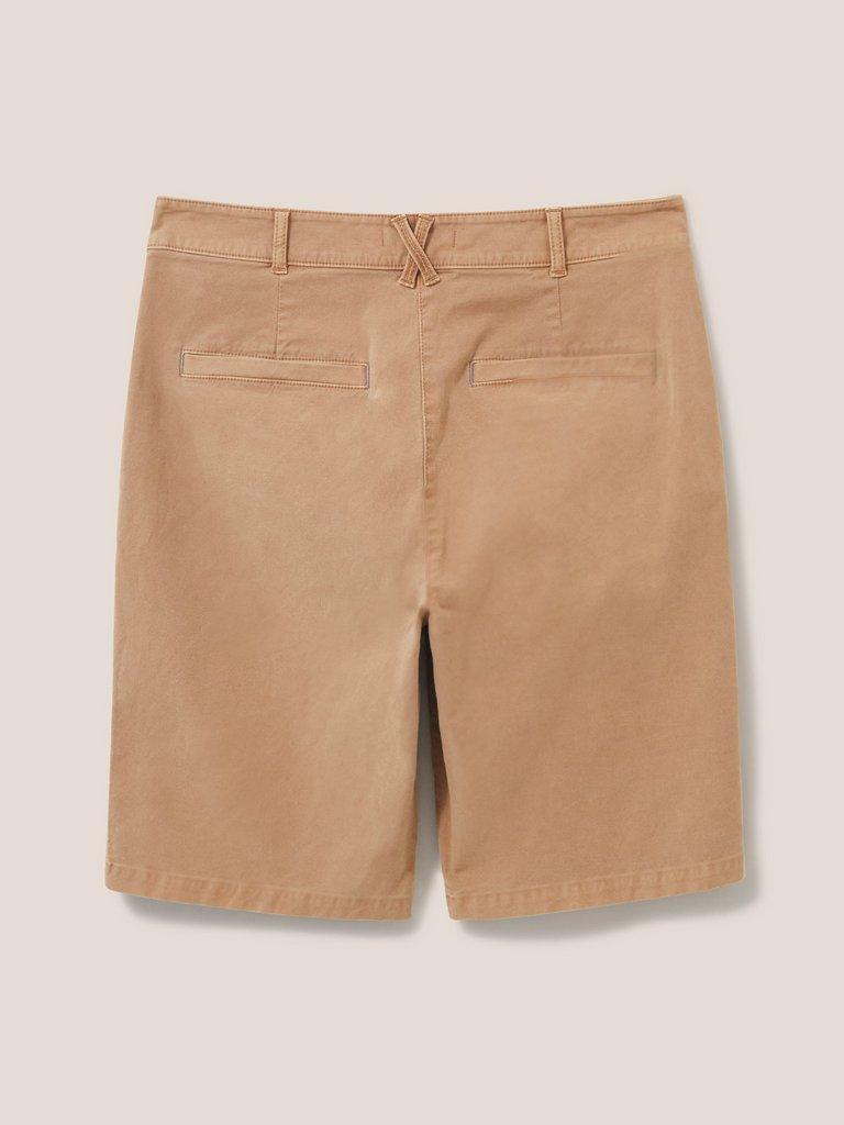 Twister Chino Short in MID TAN - FLAT BACK