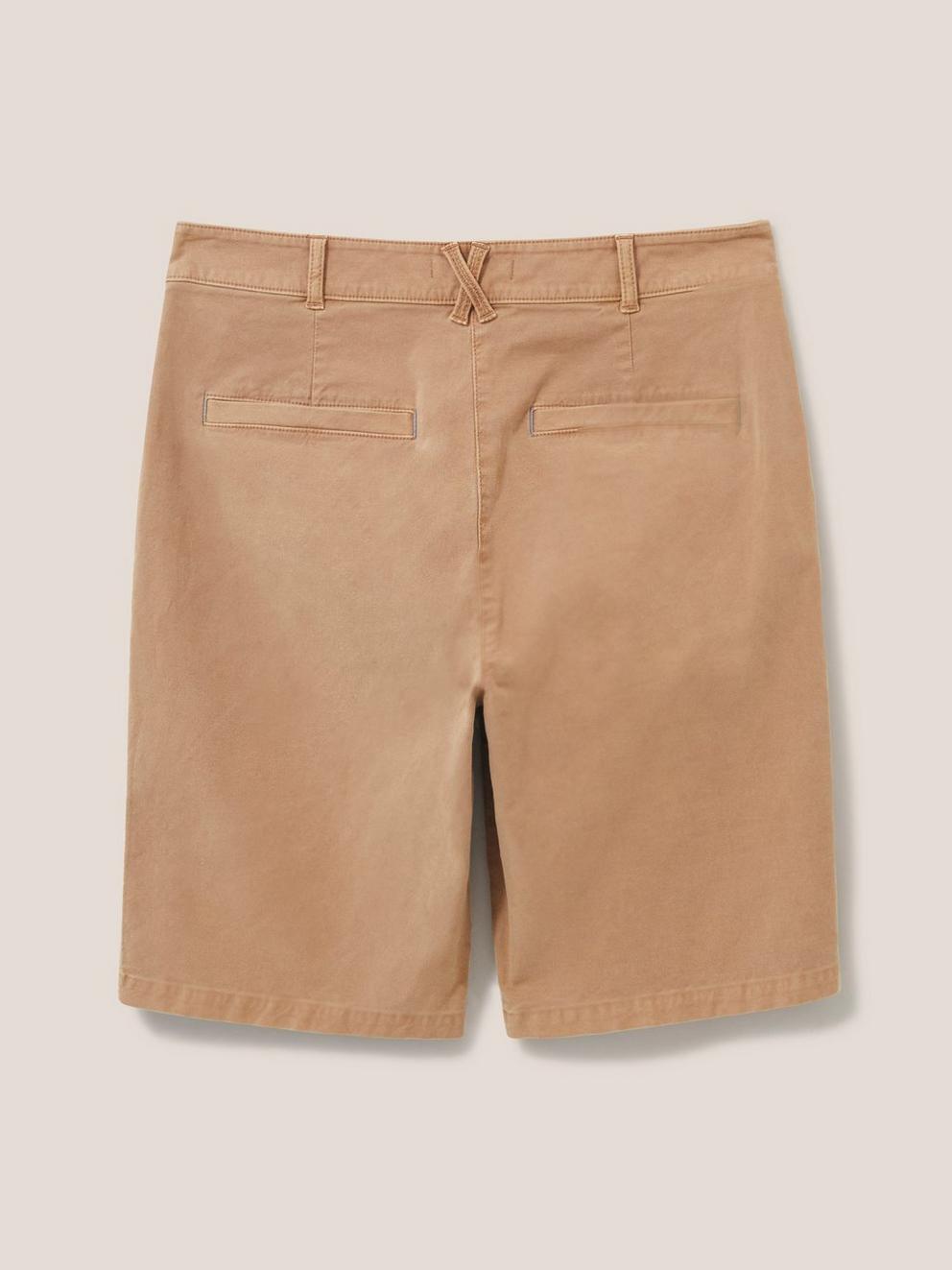 Twister Chino Short in MID TAN - FLAT BACK