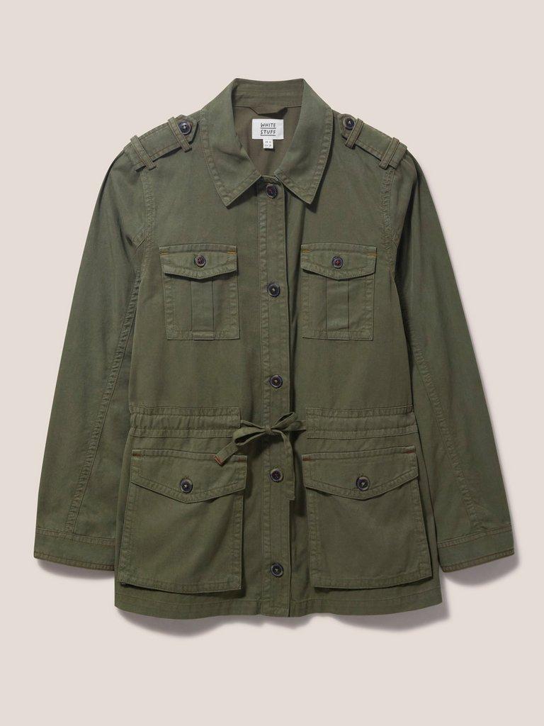 Sadie Jacket in KHAKI GREEN | White Stuff