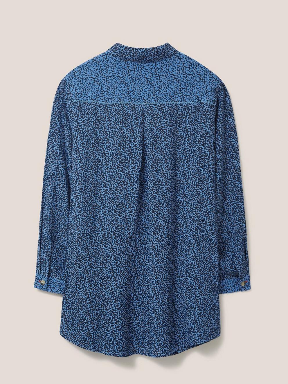 Dannika Tunic in BLUE MLT - FLAT BACK