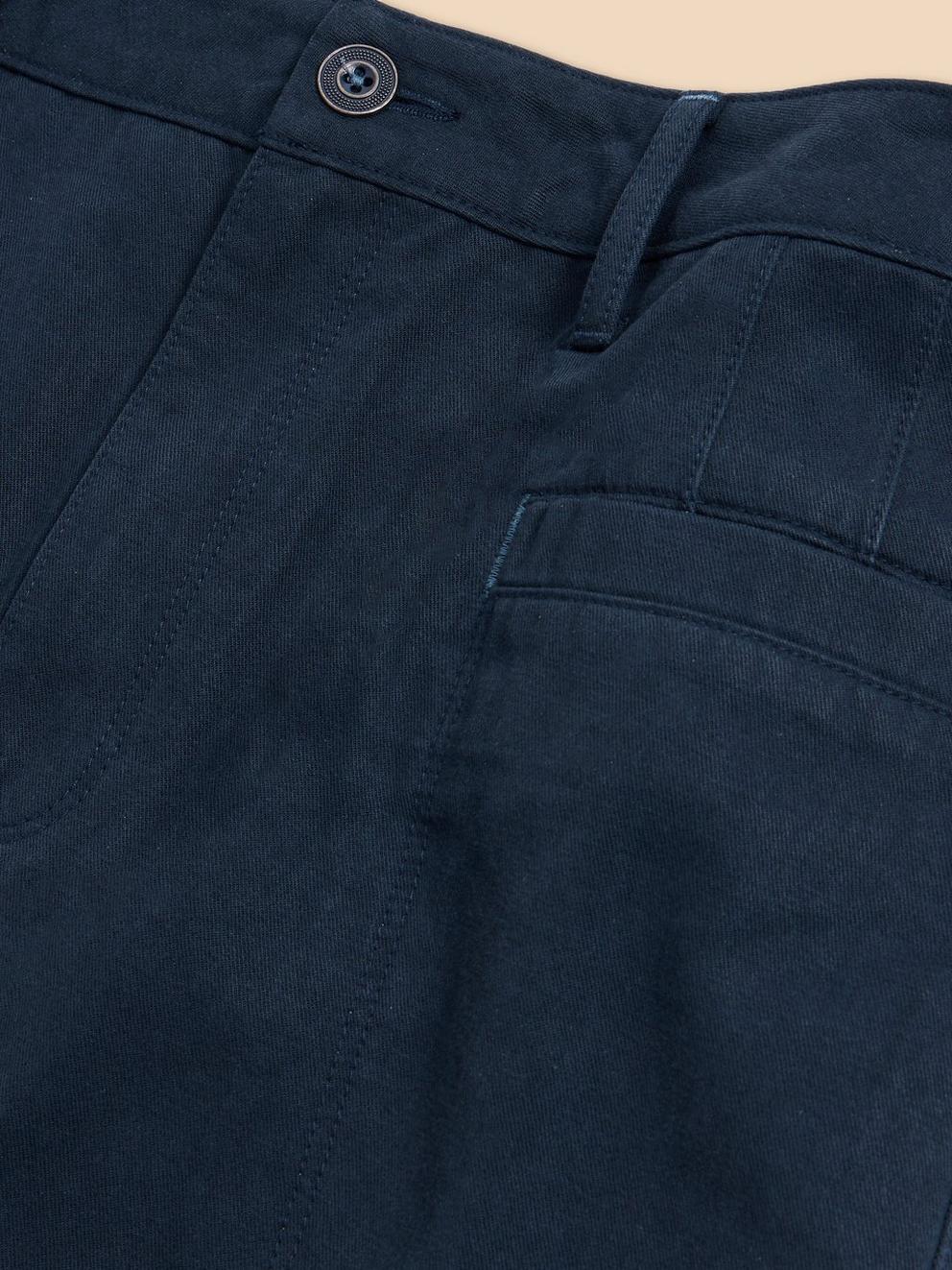 Penny Midi Skirt in DARK NAVY - FLAT DETAIL
