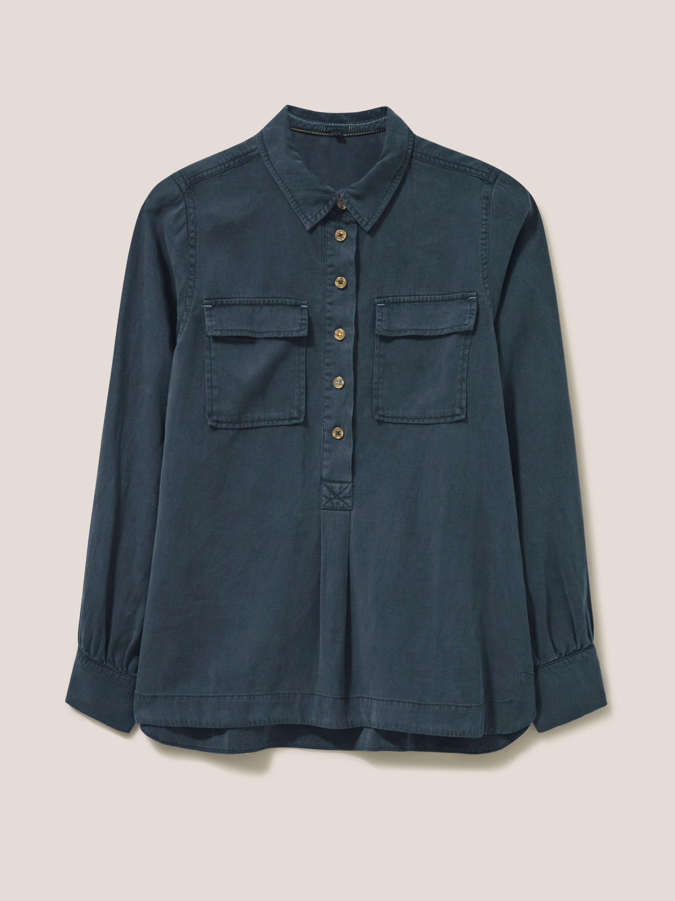 Ella Utility Shirt in DARK NAVY White Stuff