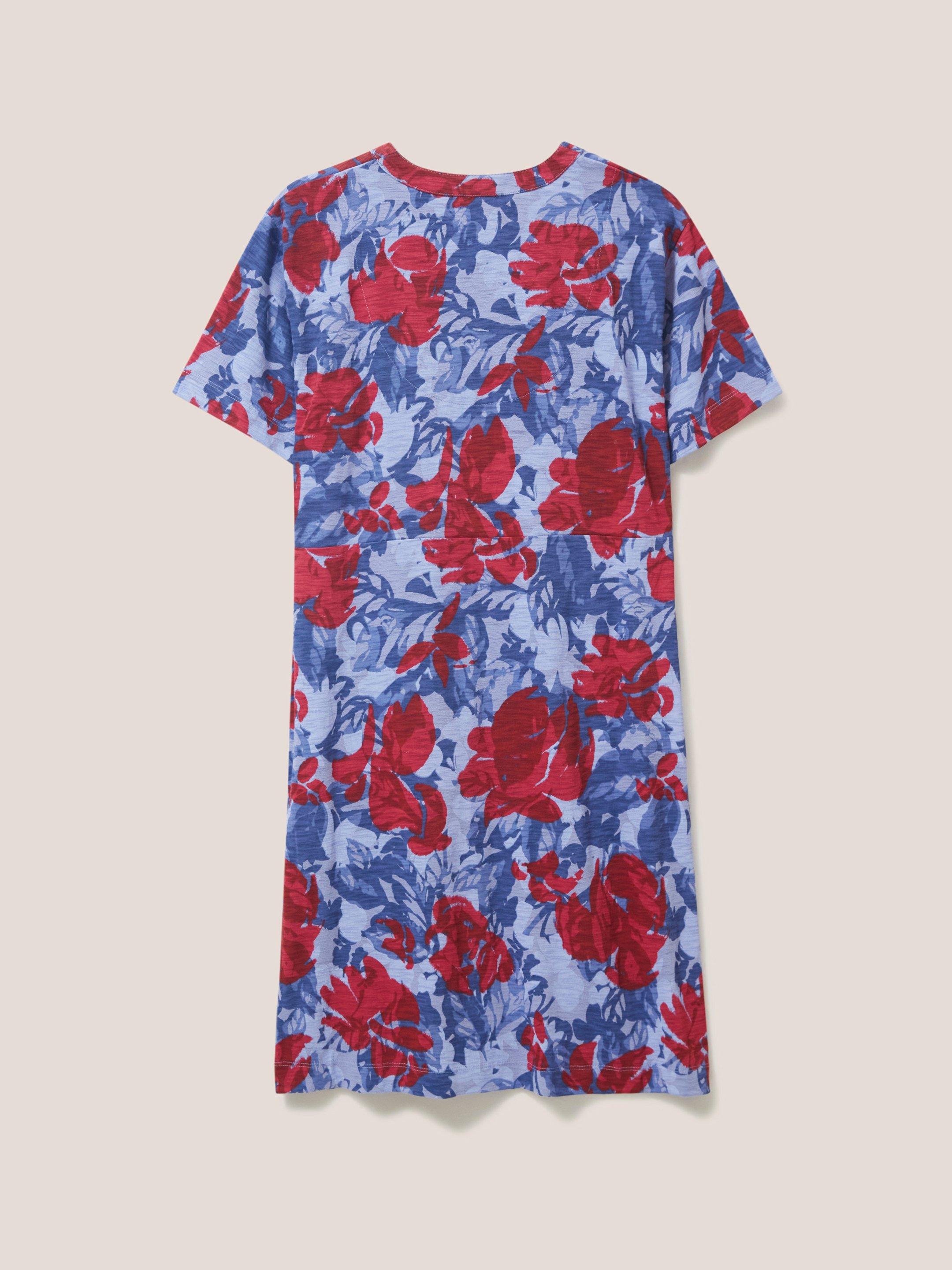 Tammy Ls Short Shirt Dress Light Blue