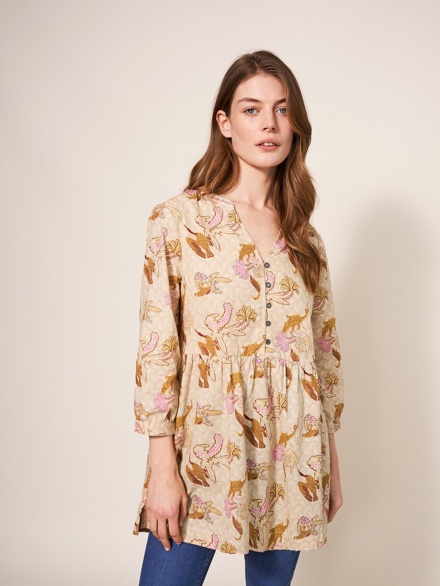 Daphne Tunic in NAT MLT - LIFESTYLE