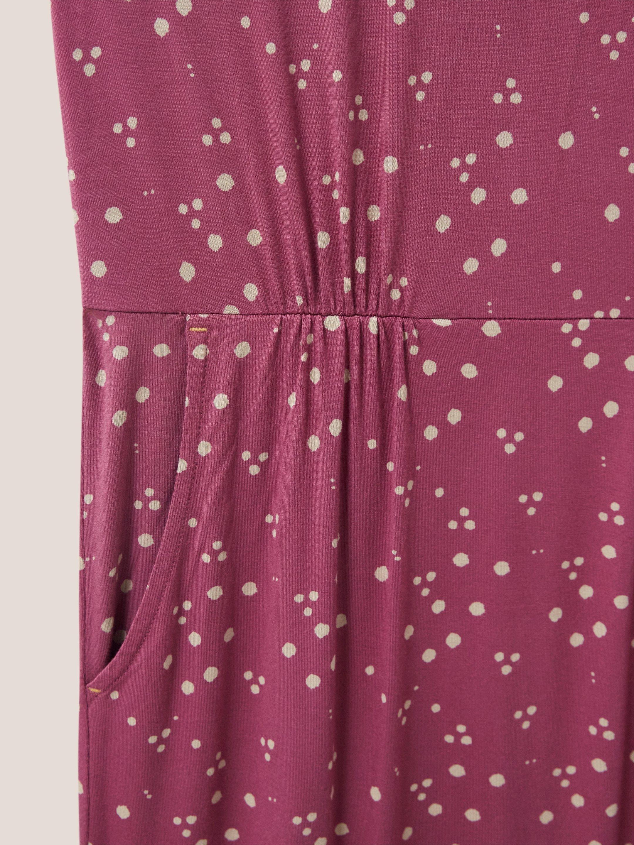 Tallie Jersey Dress in PURPLE MULTI