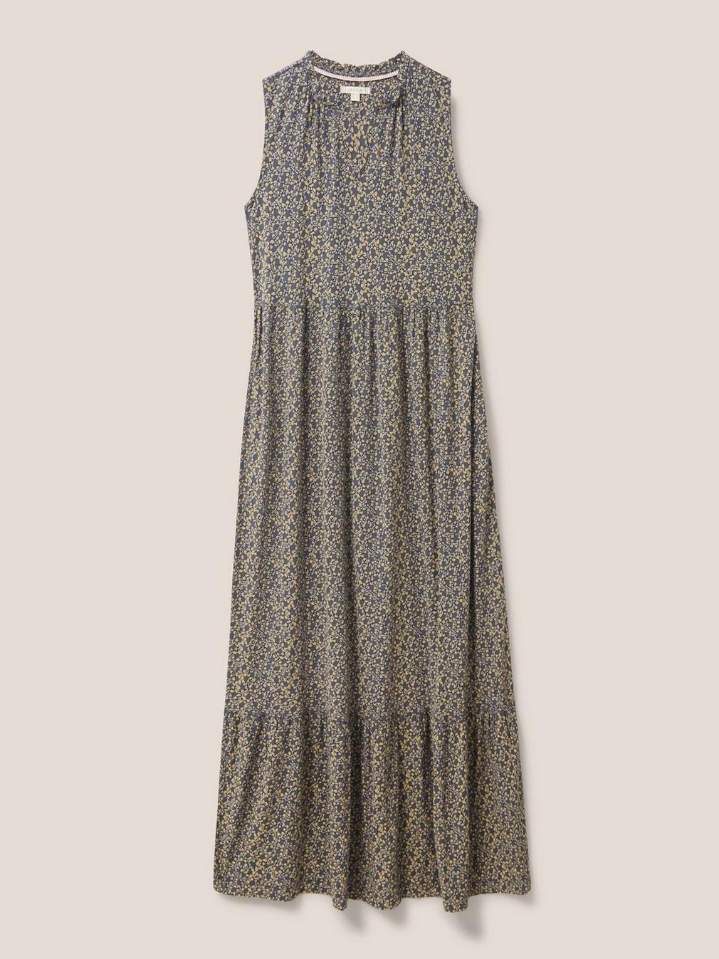 Sonia Maxi Dress Jersey in GREY MLT - FLAT FRONT