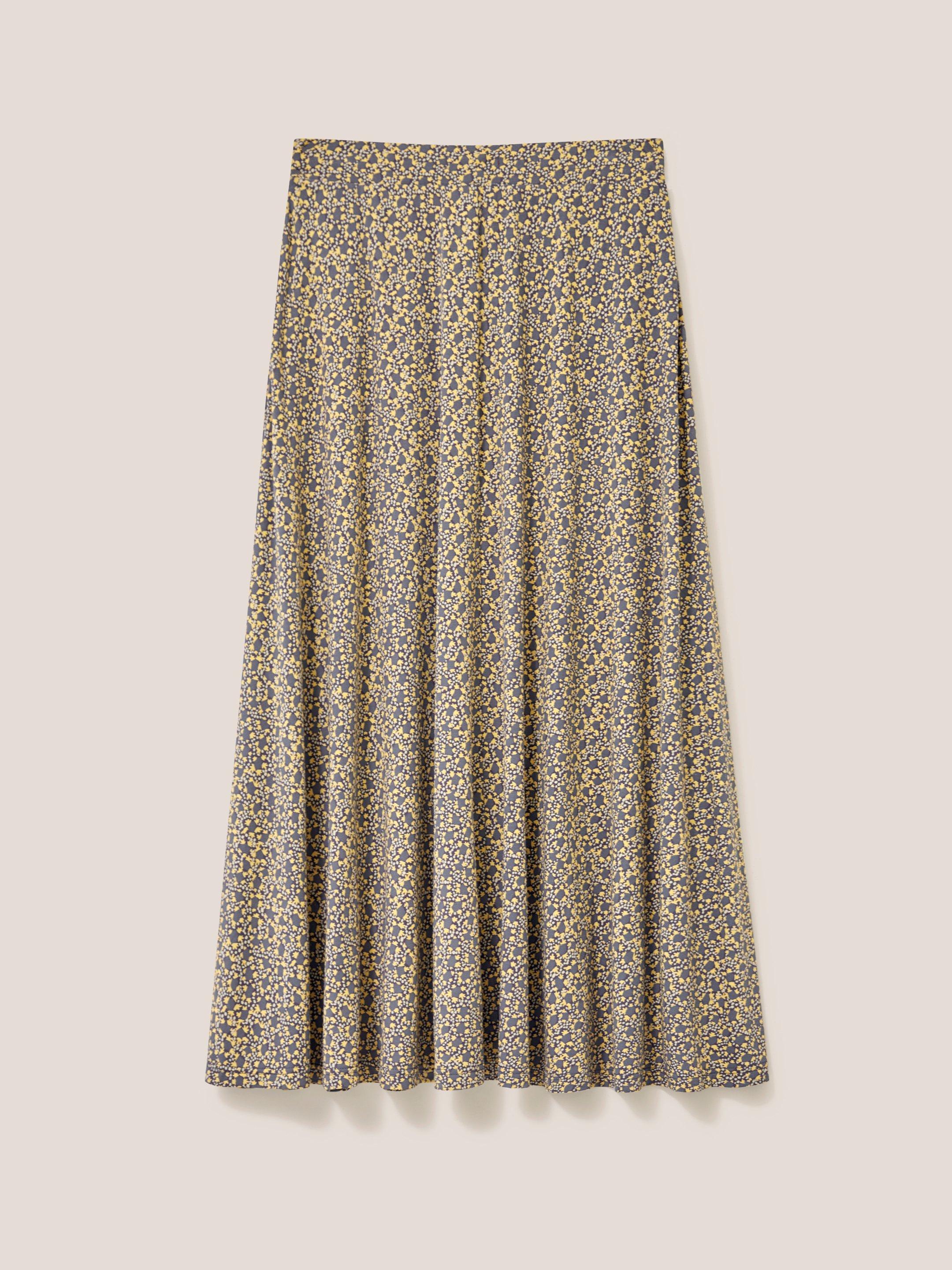 Jada Eco Vero Maxi Skirt in GREY MLT - FLAT BACK