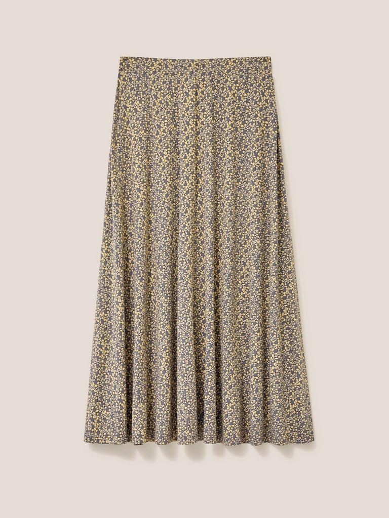 Jada Eco Vero Maxi Skirt in GREY MLT - FLAT BACK