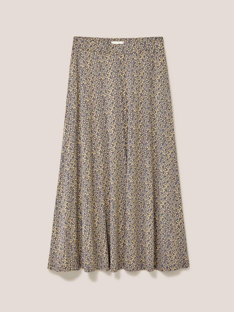 Jada Eco Vero Maxi Skirt in GREY MLT - FLAT FRONT