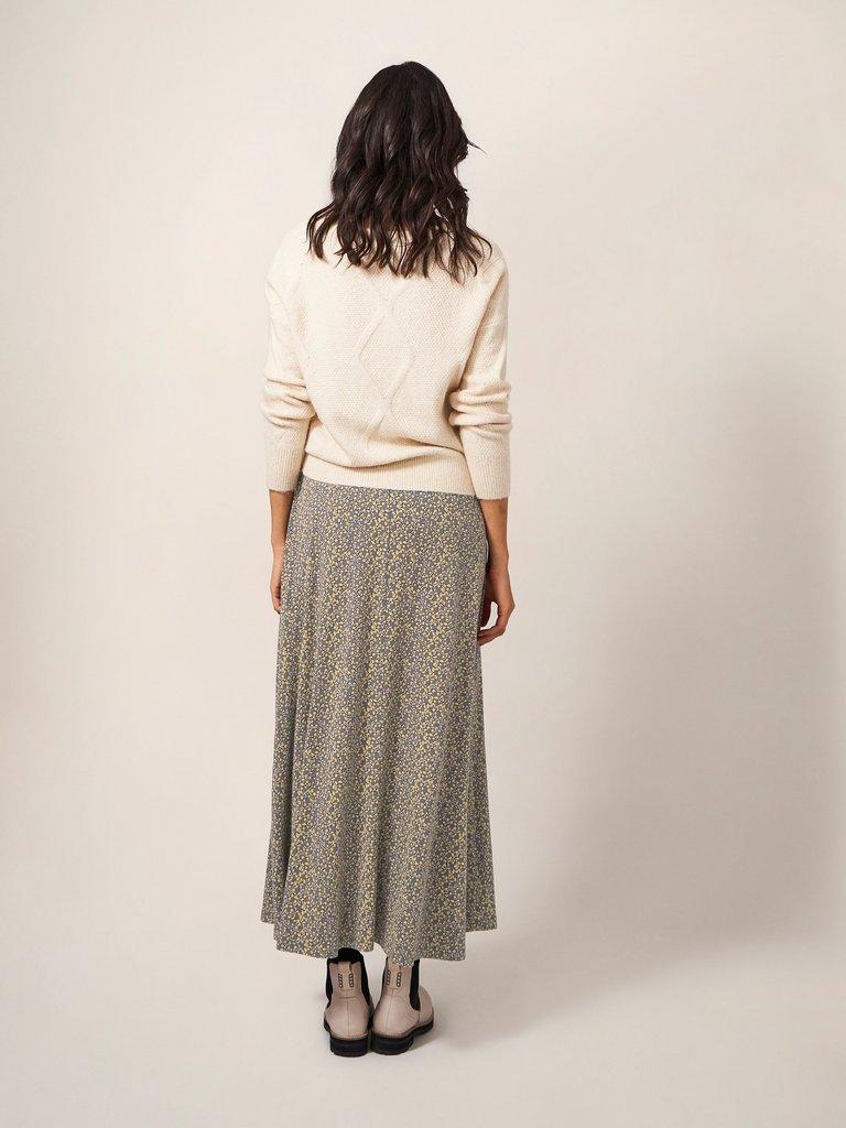 White stuff green outlet maxi skirt