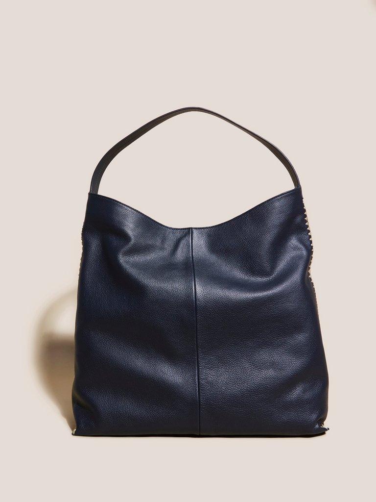 Craft Stitch Slouch Tote in DARK NAVY - FLAT BACK