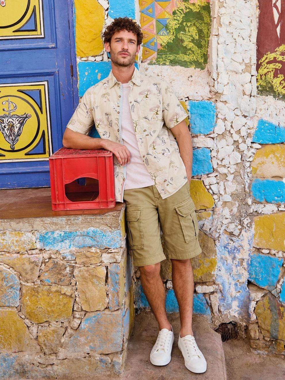 Halsall Organic Cargo Short in LGT NAT - MIXED