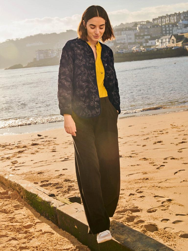 Alma Floral Emb Jacket in BLK MLT - MIXED