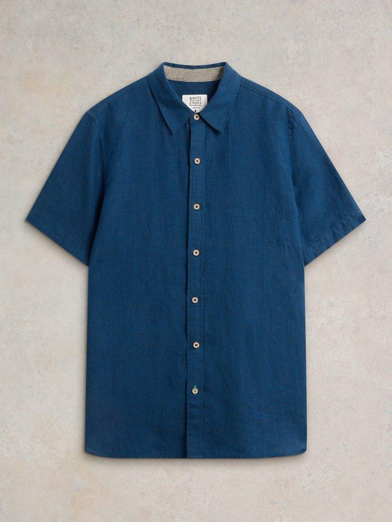 Pembroke SS Linen Shirt in DARK NAVY | White Stuff