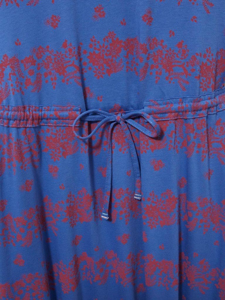 Nuelle Jersey Printed Dress in BLUE MLT - FLAT DETAIL