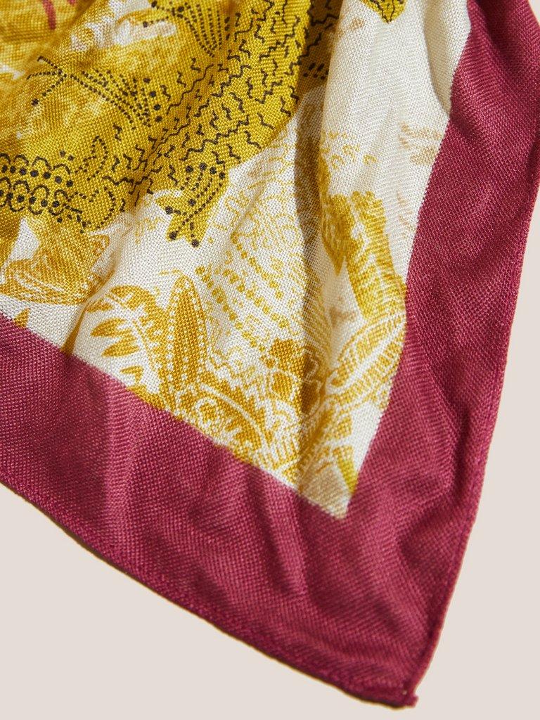 Edge Of The Sun Bamboo Scarf in NAT MLT - FLAT BACK