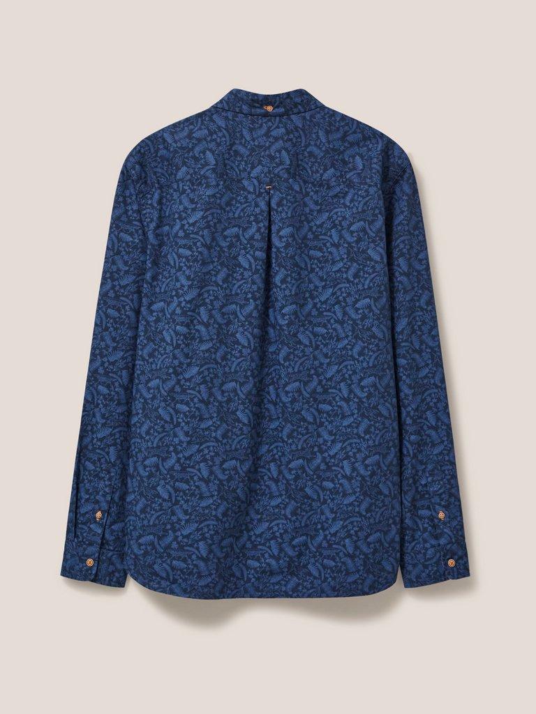 Bailey Dog Printed Shirt in DARK NAVY - FLAT BACK