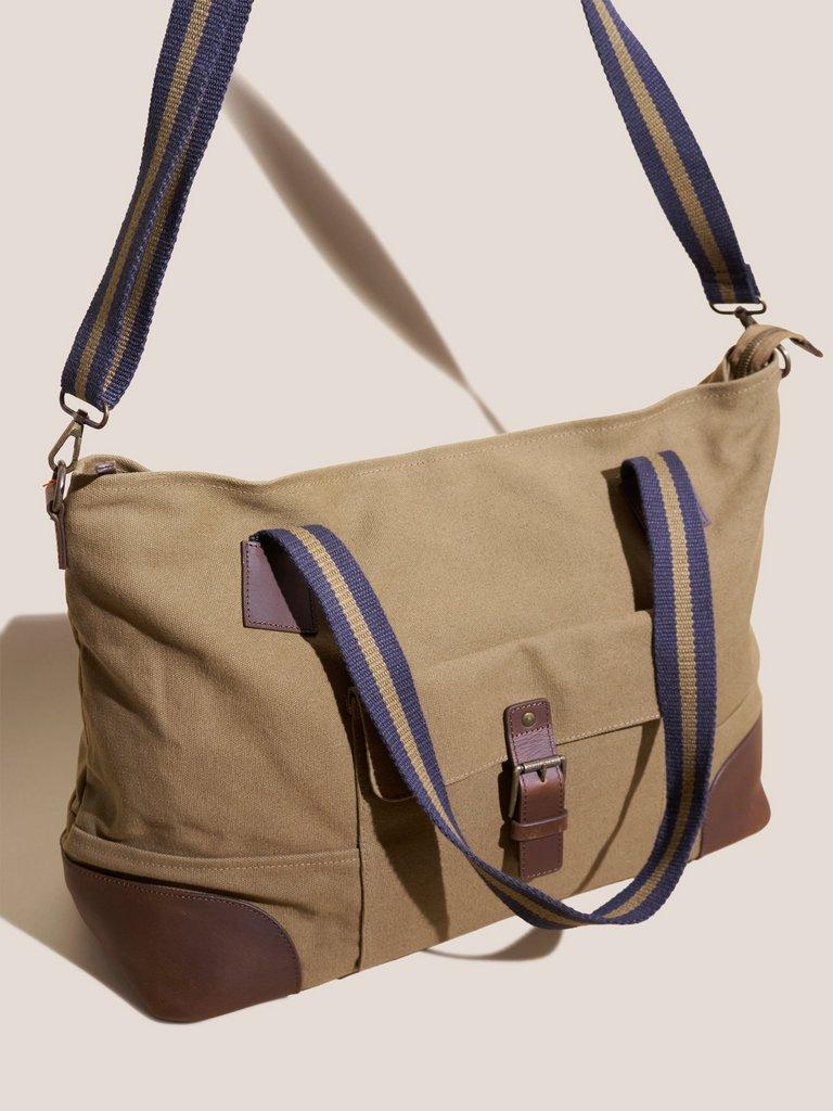 Canvas Holdall in LIGHT NATURAL | White Stuff