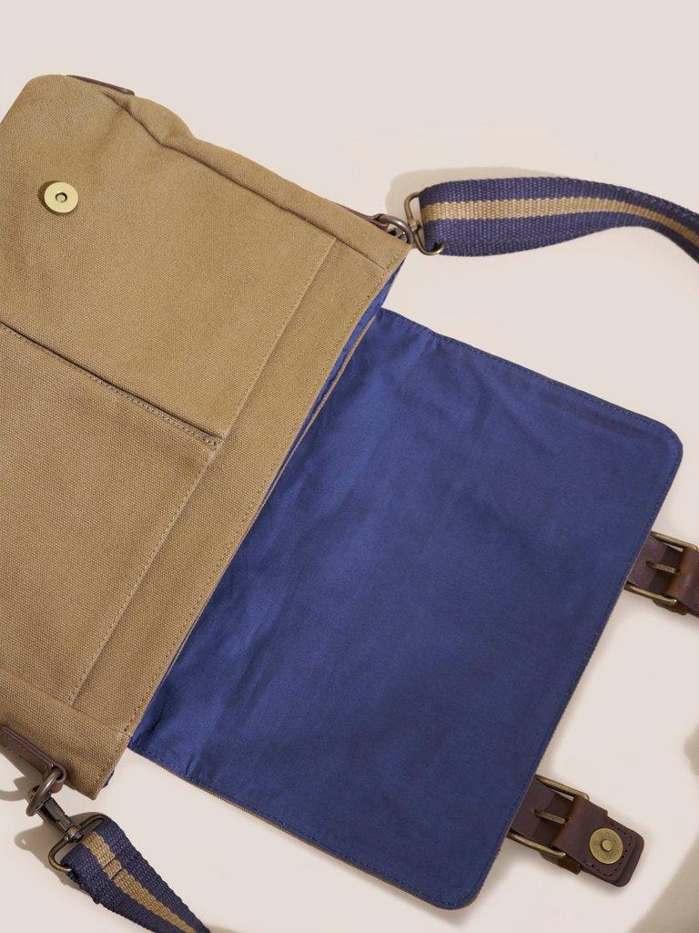 Canvas Messenger in LGT NAT - FLAT FRONT