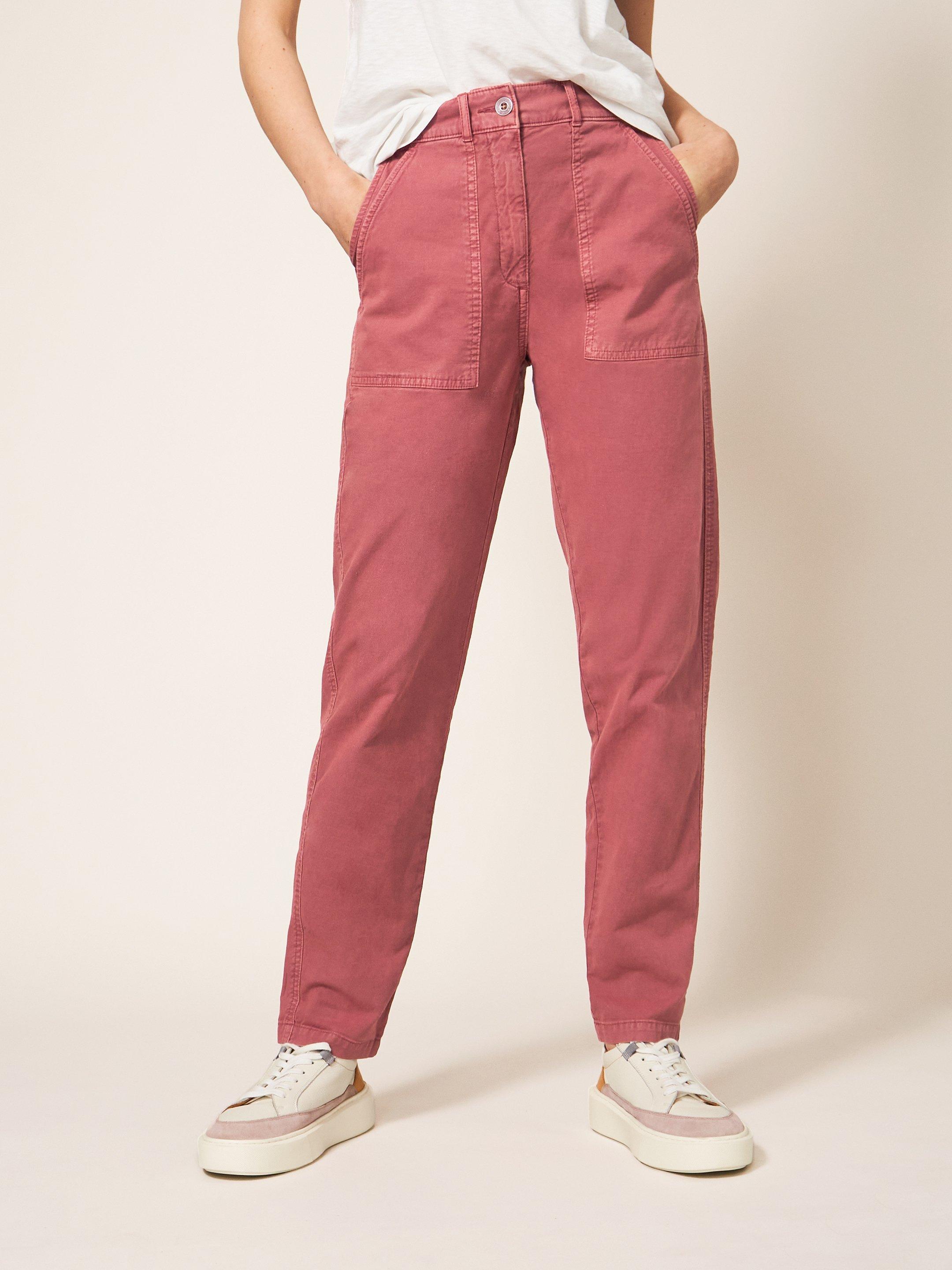 Twister Chino in MID PLUM - LIFESTYLE