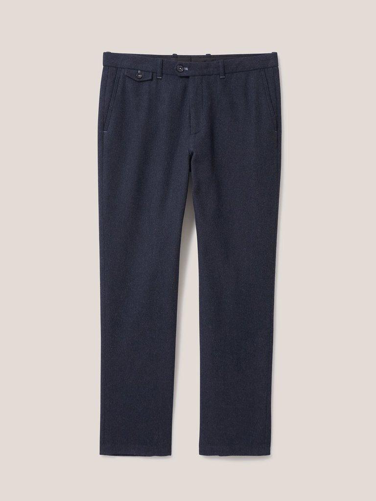 Heath Regular Fit Trouser in DARK NAVY - FLAT FRONT