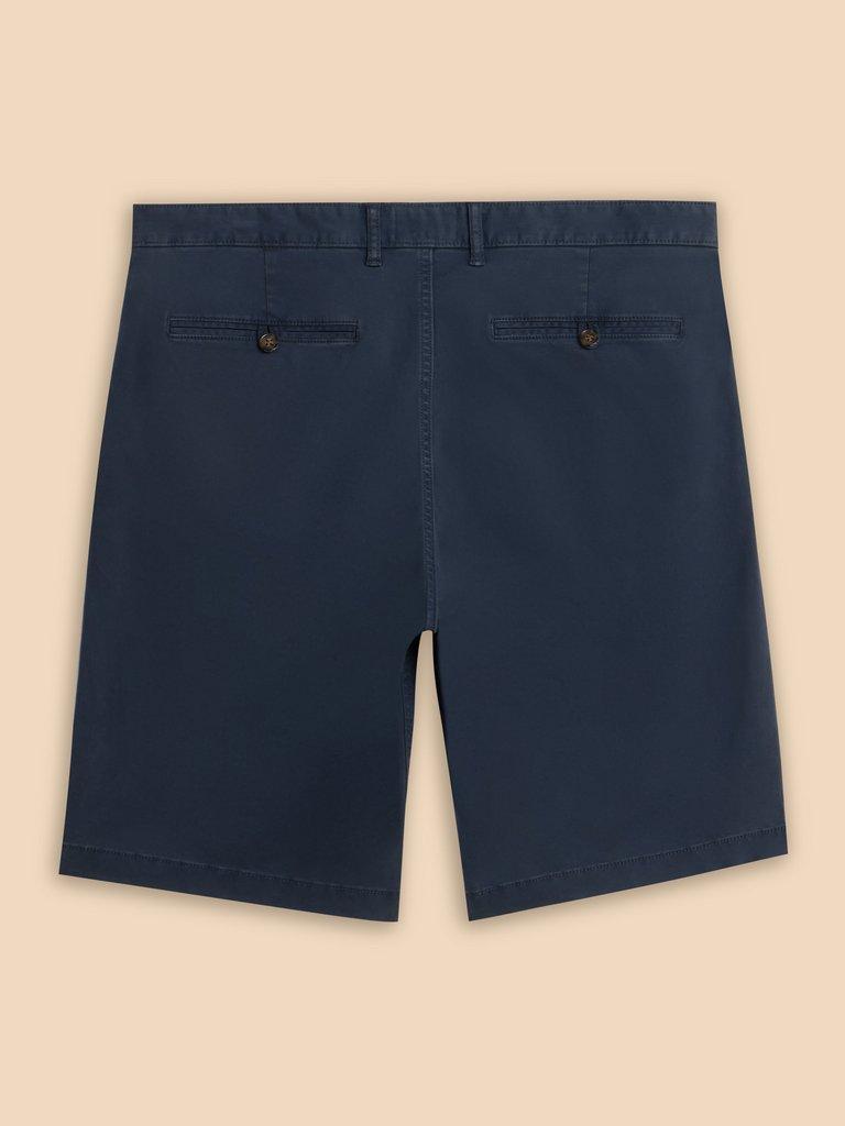 Sutton Organic Chino Short in DARK NAVY - FLAT BACK